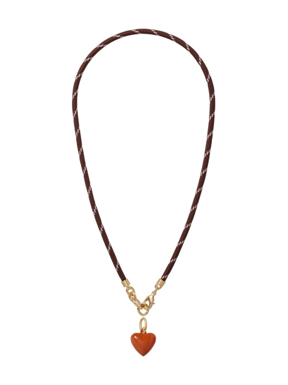Roxanne Assoulin The Happy Cord
Charm Necklace Brown Cord Sienna Charm